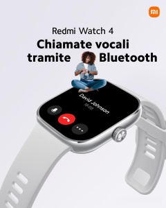 Ceas inteligent Xiaomi Redmi Watch 4, AMOLED 1.97, 390 x 450 pixeli, culoare argintie - Img 6