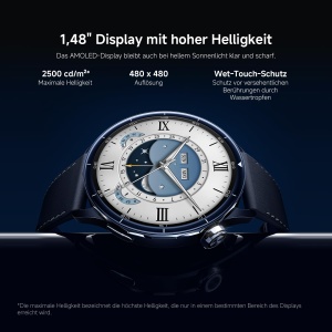 Ceas inteligent XIAOMI Watch S5, 46mm, AMOLED, 21 zile autonomie, verde jungle - Img 3