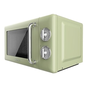 Cecotec Cuptor cu microunde Proclean 3010 Retro Green Mecanic, 20 L, 700 W, 6 niveluri, Cronometru pana la 30 de minute, Mod dezghetare, Design vintage in verde, finisaj din otel - Img 2