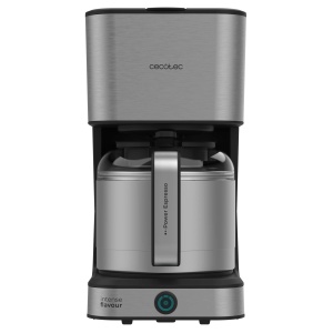 Cecotec Drip Coffee Coffee 66 Drop & Thermo, 950 W, 1,2 L, 10 cani, tehnologie ExtremeAroma, functie drip-stop, indicator de nivel al apei, filtru de retea reutilizabil, protectie la supraincalzire - Img 1