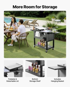 Centrala de racire VEVOR DR2201, 75,71 L, negru, pentru 50 sticle - Img 3