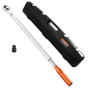 Cheie dinamometrica VEVOR HG-34600, 34 inch, 136-814 Nm, otel aliat, portocalie