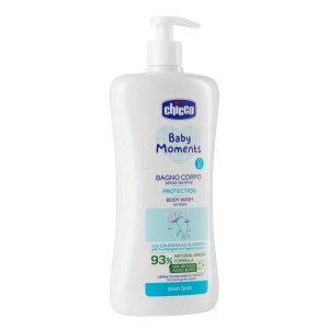 Chicco Baby Moments Baie de corp fara lacrimi, baie cu spuma pentru copii, cu formula naturala, cu extract de galbenela, proprietati calmante, 0+ luni - 750 ml - Img 2