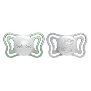 Chicco PhysioForm Light Lumi Suzete 16-36 luni Silicon Stralucitoare in Intuneric Set 2 Bucati