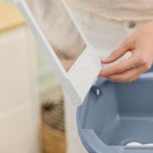 Chiuveta pentru copii Rotho Babydesign Kiddy Wash, albastra, cu oglinda integrata - Img 7