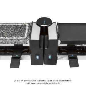 Clatronic Raclette RG 3678 Negru Grill 180deg pentru 8 persoane - Img 9