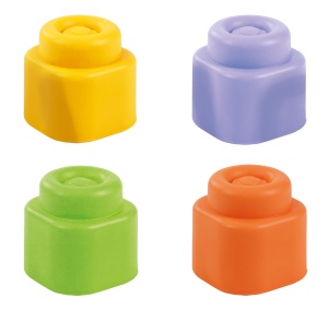 Clementoni Clemmy 17902 Cub senzorial cu 4 blocuri moi pentru copii 6-36 luni - Img 6