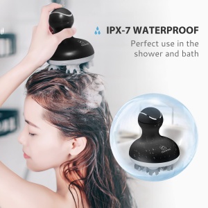 Comfier Electric Masaj Scalp Portabil IPX7 Reincarcabil cu 4 Capete pentru Relaxare - Img 3