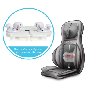 COMFIER Shiatsu Massagesitzauflage cu masaj Shiatsu rulare vibratii si aer comprimat functie de incalzire - Img 6