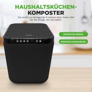 Composter Electric Nutrichef 3L, Design Compact, Filtru Antioxidant - Img 5