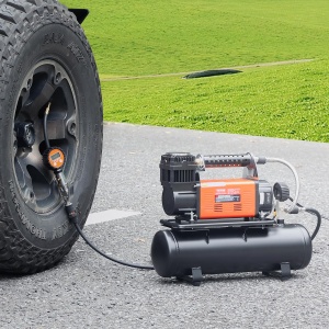 Compresor auto VEVOR YD-127-6L 12V cu rezervor 6L presiune 150 PSI debit 635 CFM - Img 8