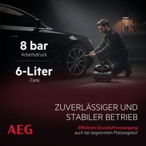 Compresor de aer AEG KL6, 6 L, 1,5 CP, 56 dB - Img 4