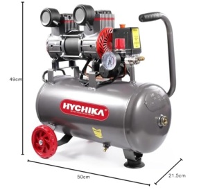 Compresor de aer HYCHIKA, 24L, 115 psi, 800W, fara ulei, silentios - Img 8