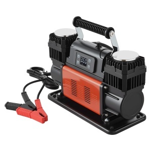 Compresor de aer portabil VEVOR, 1080W, 10,3 bar, display LCD