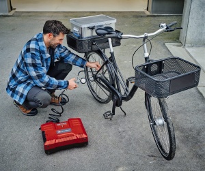 Compresor portabil Einhell TE-AC 368 Li OF Set-Solo 36V 8 bar pompa fara ulei - Img 4