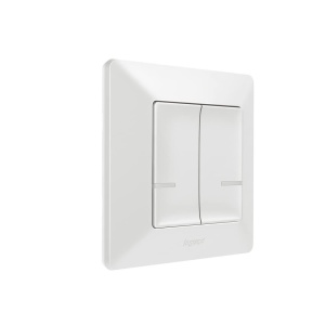 Comutator wireless Legrand Valena Life cu 2 butoane, culoare Ultraalb - Img 3