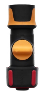 Conector furtun Fiskars 1027087, ONOFF, SoftGrip, 19 mm, NegruPortocaliu