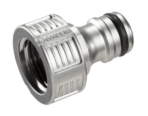 Conector Premium pentru Robinet Gardena 21 mm, Metal, Anti-Splash, Frostsicher