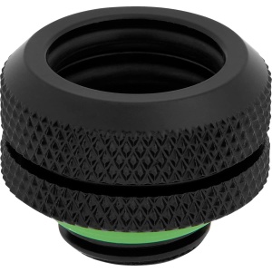 Conectori pentru tuburi rigide Corsair Hydro X Series XF, 14 mm, 4 bucati, Negru