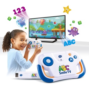 Consola de invatare VTech ABC Smile TV cu HDMI pentru copii 3-7 ani