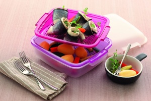 Container pentru aburire Whirlpool STM008, 24 x 20 cm, pentru microunde - Img 2