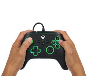 Controler cu fir PowerA Advantage pentru Xbox Series X|S cu Lumectra - Negru, Gamepad, Controler de jocuri video cu fir, Controler de jocuri, Xbox One, Licenta oficiala - Img 2