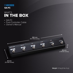 Controler de picior BOSS GA-FC, 6 butoane, control amplificatoare Roland - Img 6