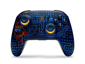 Controler wireless imbunatatit PowerA pentru Nintendo Switch cu Lumectra - PAC-MAN NEON ARCADE