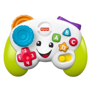Controller de jocuri Fisher-Price Laugh Learn pentru copii, 2 moduri muzicale
