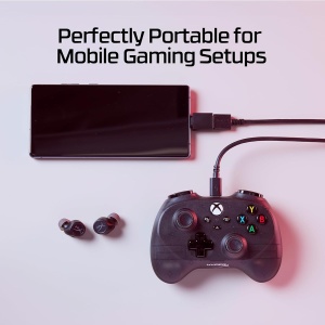 Controller gaming HyperX Clutch Tanto, cablu, compatibil Xbox si PC, negru - Img 6