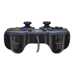Controller Logitech F310 Gamepad cu fir Layout tip consola 18m cablu AlbastruGri - Img 4