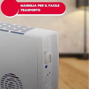 Convector electric Ardes AR4C05T 17002000W cu timer 24h si termostat, grialb - Img 7