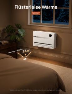 Convector electric Dreo 2000W cu telecomanda si aplicatie, 120 oscilatie - Img 8