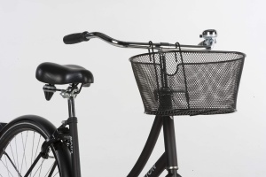 Cos de bicicleta Dunlop, 38x30x20 cm, negru, cu material de montaj inclus - Img 3