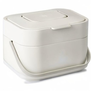 Cos de compost Joseph Joseph Stack 4 4 Litri Filtru de miros Culoare gri - Img 8
