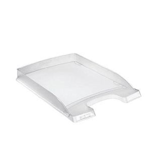 Cos de documente Leitz A4, 10 bucati, transparent, organizator birou - Img 2