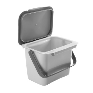 Cos de gunoi Metaltex Recogedor 4L sistem de prindere gri