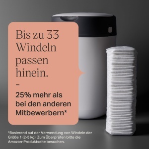 Cos de gunoi pentru scutece Tommee Tippee Twist and Click, capacitate 33 scutece, protectie impotriva mirosurilor - Img 7
