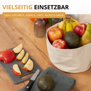Cos de paine Westmark Brottasche Rotund Bumbac Bej O 20 x 12 cm - Img 5