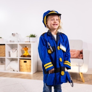 Costum de politie Melissa Doug, 6 piese, pentru copii 3-6 ani, usor de intretinut - Img 7
