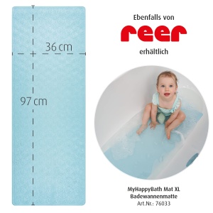 Covoare de baie Reer MyHappyBath - Antiderapant, 42 x 25 cm, albastru - Img 6