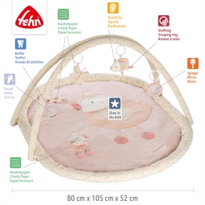 Covor de joaca Fehn 3-D Activity Decke Vogel 045062 Glow-in-the-dark pentru bebelusi - Img 4
