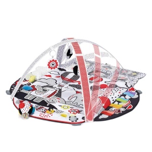 Covor de joaca Kinderkraft 4SMART, multi-zonal, cu accesorii si culori contrastante - Img 6