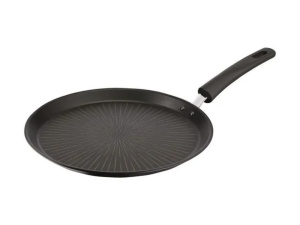 Cratita antiaderenta Lagostina Tempra 28 cm, titan, maner silicon