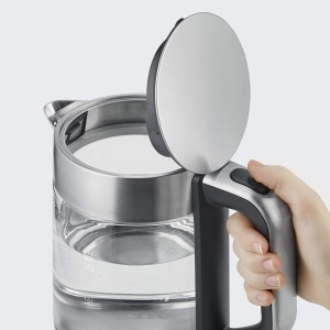 Cratita electrica Severin 1,7L, 2200W, inox si sticla - Img 6