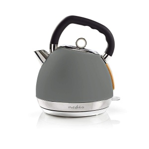 Cratita electrica Wasserkocher 1.8 l 2200 W gri cu protectie la fierbere - Img 2