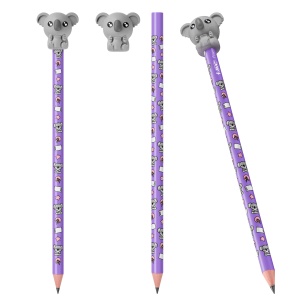 Creion BIC Vibbies cu Radier Ergononomic, 6 BUC, Bruchfeste Mine, Diverse Figurine - Img 11