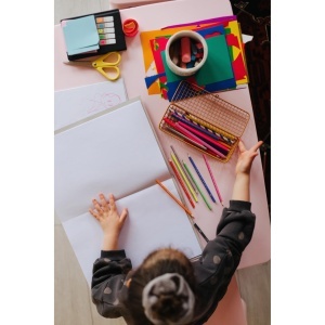 Creion colorat BIC Kids Smooth, 54 culori, din lemn responsabil - Img 8