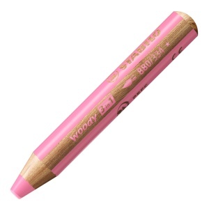 Creion colorat STABILO woody 3 in 1 - Buntstift, Wasserfarbe si Wachsmalcreide - Img 3