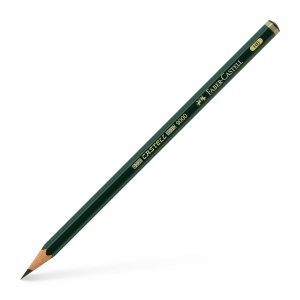 Creion Faber-Castell CASTELL 9000, HB, 12 bucati, forma hexagonala